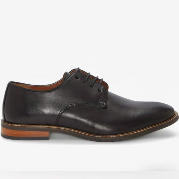 NWB Vince Camuto Mens Lamson Oxford Cap Toe Leather BLK 8 MSRP $189 - Picture 5 of 11